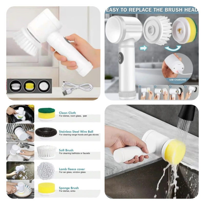 cleaning magic electric brush (5-in-1)