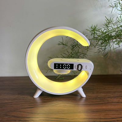 digital led wireless charger speaker